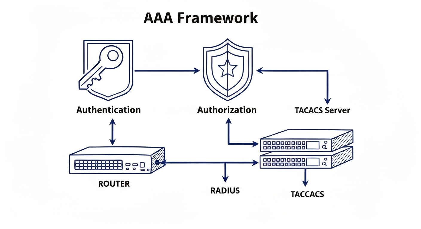 AAA Framework: Authentication, Authorization, and Accounting